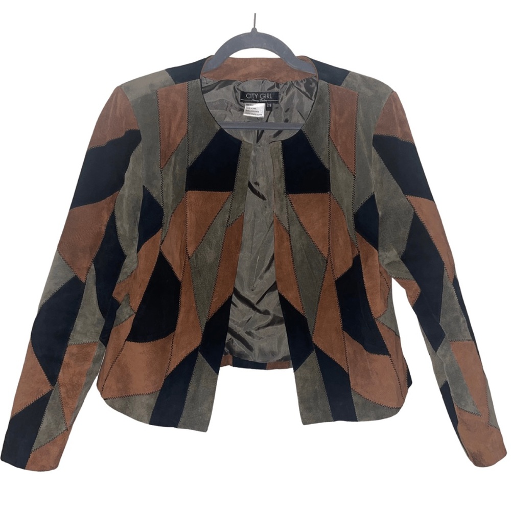Suede Leather Jacket Vintage